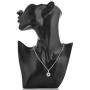 Mini Snap Jewelry Stainless Necklace Length 19-21.5'' Holds 12mm Standard Snaps My Prime Gifts