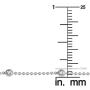 Kooljewelry Sterling Silver Bead Ball Station Necklace (16, 18, 20, 22, 24, 30 or 36 inch)