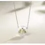 Agvana 14K Gold Plated Sterling Silver Genuine Natural Mother of Pearl/Black Onyx Bee Dainty Pendant Necklace Anniversary Birthday Fine Jewelry Valentines Day Gifts for Women Teen Girls Mom Wife, 16+2 Inch