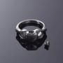 zeqingjw Cremation Jewelry for Ashes Heart Memorial Urn Jewelry Human Pets Ashes Holder Keepsake Urn Ring for Women Size 6/7/8/9/10