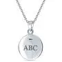 Personalized Engravable Celtic Knot Irish Friendship Round Circle Medallion Pendant Necklace Women Men Sterling Silver Personalized Engravable Celtic Knot Irish Friendship Round Circle Medallion Pendant Necklace Women Men Sterling Silver