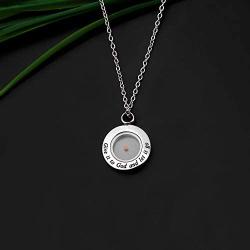 CYTING Mustard Seed Necklace Give It to God and Let It Go Faith Necklace Christian Jewelry Religious Gift for Family Friends