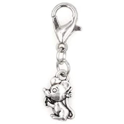 Its All About...You! Mini Mouse Clip on Charm Perfect for Necklaces and Bracelets 98B