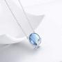 YFN Sterling Silver Go in The Direction of Your Dreams Mermaid Necklace Inspirational Jewelry Birthday Gifts for Her