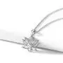 ChicSilver Yoga Lotus Flower Heart Necklace, Dainty Simple 925 Sterling Silver Pendant Necklace Lotus Flower Jewelry for Women