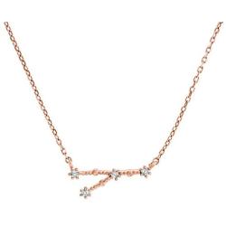 PAVOI 14K Gold Plated Astrology Constellation Horoscope Zodiac Necklace 16-18''