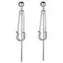 Safety Pin Chain Tassels Dangle Earrings for Women Men Chain Dangle Earrings Punk Jewelry Safety Pin Chain Tassels Dangle Earrings for Women Men Chain Dangle Earrings Punk Jewelry