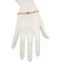 LUX ACCESSORIES Gold Tone Partners in Crime BFF Best Friend Bracelet Set
