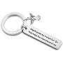 AKTAP New Driver Gift Sweet 16 Key Chain Angels Guide My Travels for They Know The Road Ahead of Me Christian Keychain Graduation Gift for Travelers