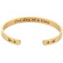 WinTrend Bracelet for Women 18K Gold Jewelry Mantra Cuff Bracelet Bangle Friend Encouragement Personalized Inspirational Funny Gift for Her Daughter Mom Friend
