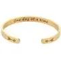 WinTrend Bracelet for Women 18K Gold Jewelry Mantra Cuff Bracelet Bangle Friend Encouragement Personalized Inspirational Funny Gift for Her Daughter Mom Friend