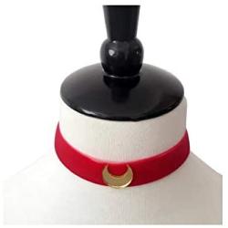 New Arrival Hot Red Moon Usagi Choker Cosplay Chocker Necklace Jewelry