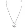 BlueRica Wave Pendant on Stainless Steel Chain Necklace BlueRica Wave Pendant on Stainless Steel Chain Necklace