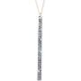 URBAN JEWELRY Beautiful Womens Cubic Zirconia Stainless Steel CZ Necklace Pendant Chain 33'' - 41'' (Gold)