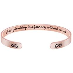 Joycuff Inspirational Bracelet Friendship Gifts for Her Girl Women Daughter Jewelry Best Friend BFF Cuff