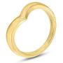 STONIQUE CREATIONS Sterling Silver Chevron Statement Promise Ring Size 5-9
