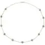 10k Yellow Gold Natural Jade Station Chain Necklace, 18'' 10k Yellow Gold Natural Jade Station Chain Necklace, 18''