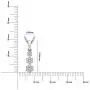 10K White Gold Diamond Cluster Pendant with Sterling Silver Chain Necklace (1/4 cttw, I-J Color, I2-I3 Clarity), 18'' 10K White Gold Diamond Cluster Pendant with Sterling Silver Chain Necklace (1/4 cttw, I-J Color, I2-I3 Clarity), 18''