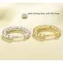 FANCIME Gold Plated Sterling Silver Twisted Cable Endless Hoop Earrings Fine Jewelry For Women, 18mm/ 0.7'' FANCIME Gold Plated Sterling Silver Twisted Cable Endless Hoop Earrings Fine Jewelry For Women, 18mm/ 0.7''