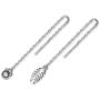 SILVERCUTE Cat Ear Kitten Charm Necklace BFF Friendship Jewelry 925 Sterling Silver 18'' Chain Rainbow CZ or Pearl Cat Ear Pendant