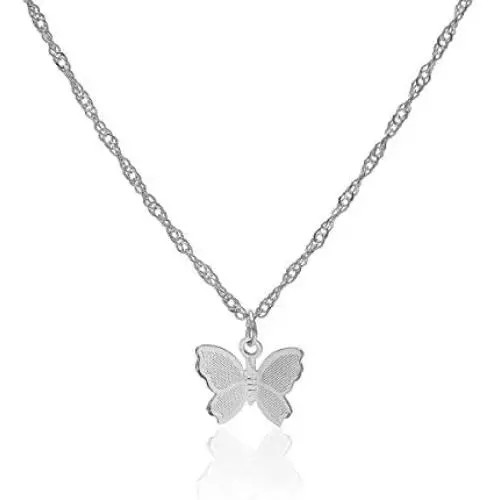 Jeweful Butterfly Necklace Y Pendant Simple Cute Necklaces Long Multilayer Chain Fashion Jewelry Women Girls Gift for Her Jeweful Butterfly Necklace Y Pendant Simple Cute Necklaces Long Multilayer Chain Fashion Jewelry Women Girls Gift for Her