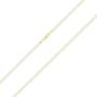 Nuragold 10k Yellow Gold 2.5mm Solid Mariner Anchor Link Chain Diamond Cut Two Tone Pave Pendant Necklace, Womens Mens Lobster Lock 16'' 18'' 20'' 22'' 24'' 26''