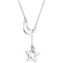 UALGL Y-Shaped Long Vertical Pendant Necklace Stainless Steel 18K Rose Gold Plated Choker Necklace Adjustable Clavicle Chain for Women or Girls