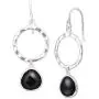 Silpada Dark Halo Natural Black Agate Drop Earrings in Sterling Silver Silpada Dark Halo Natural Black Agate Drop Earrings in Sterling Silver