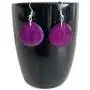 Tagua Earrings in Purple, Vegetable Ivory Dangle Earrings TAG272, Organic Earrings, Purple Tagua Nut Earrings Tagua Earrings in Purple, Vegetable Ivory Dangle Earrings TAG272, Organic Earrings, Purple Tagua Nut Earrings