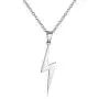 Rosa Vila Lightning Bolt Necklace, Be Fearless Necklace, Be Brave Necklace, Inspirational Necklaces for Women, Strength Necklace Pendant, Encouragement Gifts for Women