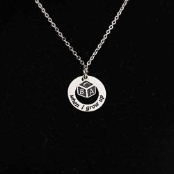 AKTAP Matilda Musical Inspired Necklace When I Grow Up Musical Theatre Jewelry for Her