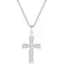 Anloo Diamond Cross Crucifix Chocker Pendant Necklace for Girls,Simple Silver Gold Plated Necklace with Nice Gifts Jewelry Bag Anloo Diamond Cross Crucifix Chocker Pendant Necklace for Girls,Simple Silver Gold Plated Necklace with Nice Gifts Jewelry Bag