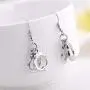TEAMER Cute Handcuffs Shape Dangle Earrings Handcuffs Drop Earrings for Girl Women TEAMER Cute Handcuffs Shape Dangle Earrings Handcuffs Drop Earrings for Girl Women
