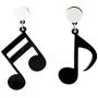 Acrylic Music Note Dangle Drop Earrings Punk Black Treble Clef Note Earrings Musical Jewelry for Women Hip Hop Party Gifts Acrylic Music Note Dangle Drop Earrings Punk Black Treble Clef Note Earrings Musical Jewelry for Women Hip Hop Party Gifts