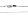 925 Sterling Silver .8MM Cable Chain Lobster Claw Clasp 16-30''
