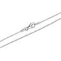 LUHE Sterling Silver 1MM Snake Chain Italian Crafted Necklace Thin Lightweight Strong - Lobster Claw Clasp 14-30 Inches and 1.9mm Snake Chains 20-24 inchs
