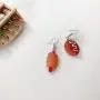 JOYID Cute Food Imitate Hamburger Banana Donut Ice Cream Dangle Stud Earrings Resin for Women Girls Jewelry (4pairs Bread)