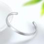 AryaHozel Inspirational Bracelet for Women Motivational Cuff Bangle Engraved Mantra Quote Stainless Steel Jewelry Personalized Gifts for Her Teen Girls Friendship Bracelet Birthday Graduation Presents