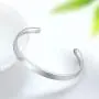 AryaHozel Inspirational Bracelet for Women Motivational Cuff Bangle Engraved Mantra Quote Stainless Steel Jewelry Personalized Gifts for Her Teen Girls Friendship Bracelet Birthday Graduation Presents