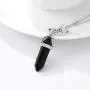 Fairyu Boho Crystal Gemstones Pendant Necklace Chain Chakra Necklaces Pentagram Pentacle Necklace Jewelry Healing Crystals Necklace for Women and Girls