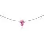 GemStar USA Sterling Silver Synthetic Opal Hamsa Hand of Fatima Dainty Choker Necklace GemStar USA Sterling Silver Synthetic Opal Hamsa Hand of Fatima Dainty Choker Necklace