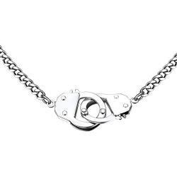 PROSTEEL Fashion Jewelry Lock Pendant/Leaf/Shell/Handcuff Choker Necklace, Stainless Steel 18K Real Gold Plated, Layered Necklaces, 18inch-20inch Adjustable, Come Gift Box