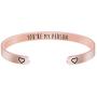 Joycuff Inspirational Bracelet Friendship Gifts for Her Girl Women Daughter Jewelry Best Friend BFF Cuff