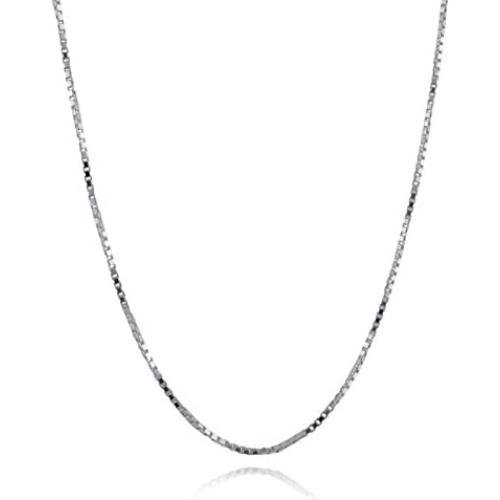 FashionJunkie4Life Extra Long Sterling Silver 1.2mm Box Chain Link Necklace - 26'', 32'', 34'', 38''