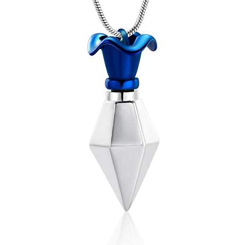 memorial jewelry Flower Shape Cremation Urn Necklace Keepsake Ashes Pendant Cremation Jewelry Urns Necklaces for Woman