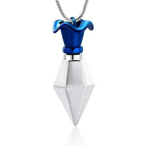 memorial jewelry Flower Shape Cremation Urn Necklace Keepsake Ashes Pendant Cremation Jewelry Urns Necklaces for Woman