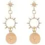 Gmillions Fashion Shiny Rhinestone Star Moon Drop Earrings Jewelry for Women Earring