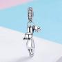 Cute Cat Dangle Charm fit Charms Bracelet Necklace