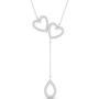 Sterling Silver 1/6ct TDW Diamond Heart Pendant Necklace (I-J, I2)