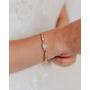 SWEETV Cubic Zirconia Teardrop Tennis Bracelets for Wedding Bridal Jewelry, Crystal Rhinestone Bracelets for Brides, Bridesmaid, Women